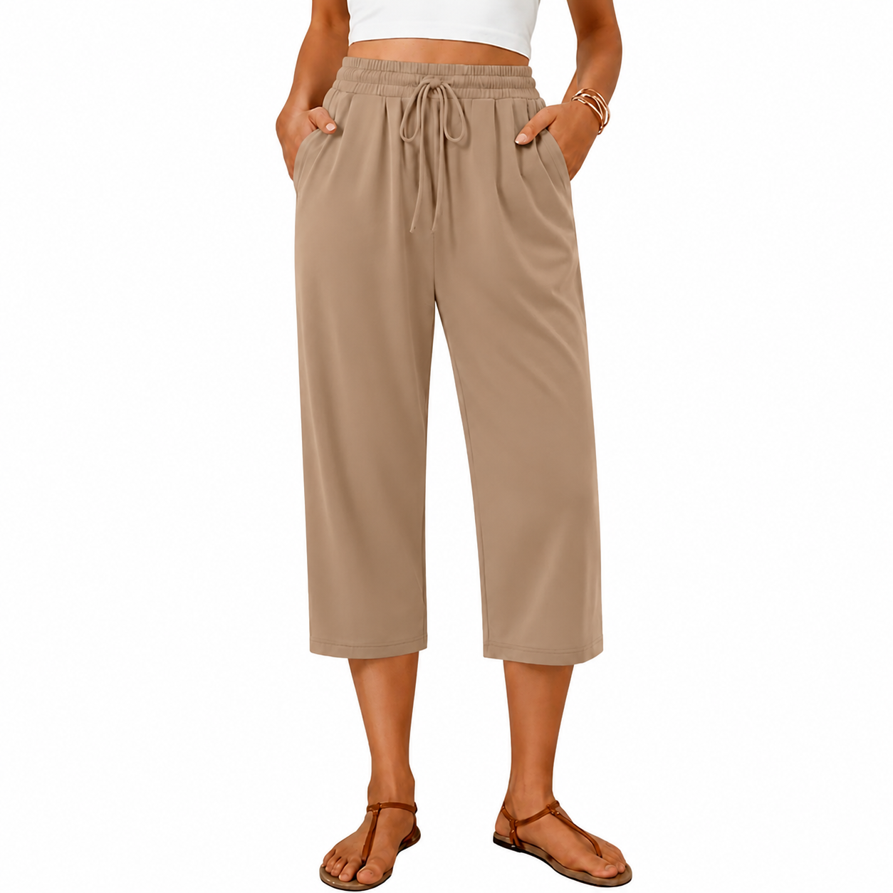 Women's High Waist Capri Pants – 💖 Look Slimmer & Feel Comfortable All Day