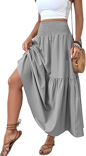 ✨ Comfort Meets Style in This Must-Have Maxi Skirt!🌸 Your New Favorite Summer Skirt Is Here!💕
