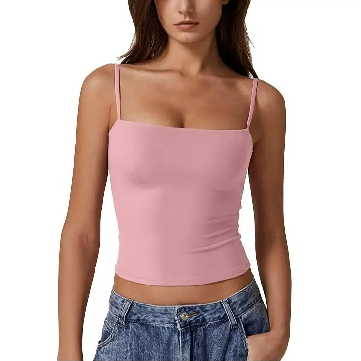 Women's Sleeveless Camisole Shirts 🔥 Soft, Slimming & Stylish — Your New Favorite Layer💕