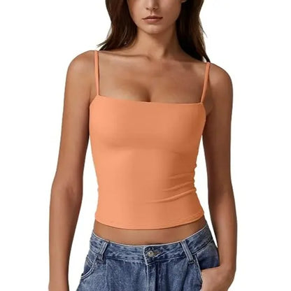 Women's Sleeveless Camisole Shirts 🔥 Soft, Slimming & Stylish — Your New Favorite Layer💕