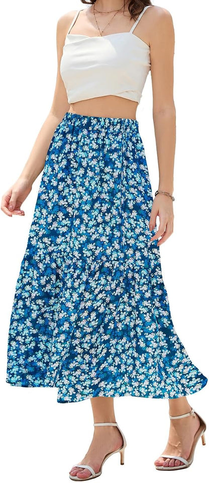 🔥 Everyone's Falling in Love with This Flowy Maxi Skirt💃  You'll Reach for Again & Again💕