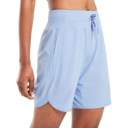 Women's High-Waist Quick Dry Athletic Shorts (3"/5"/7" Inseam) - Women's Fashion Clothes for Gym, Beach Fit, Workout Routine, Casual Lounge