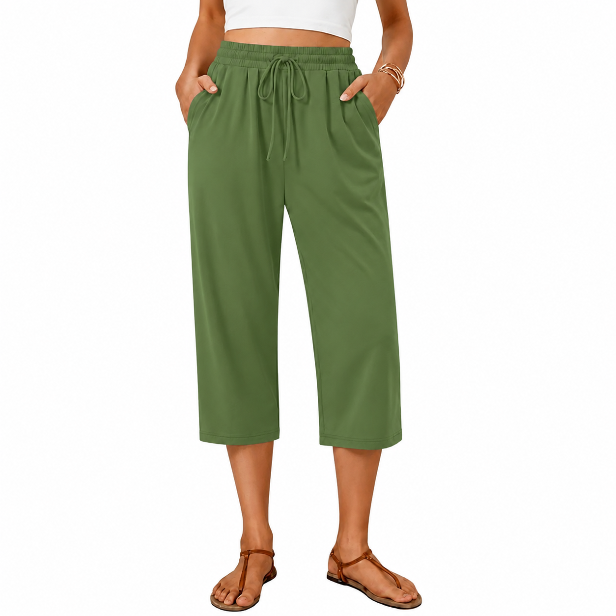 Women's High Waist Capri Pants – 💖 Look Slimmer & Feel Comfortable All Day