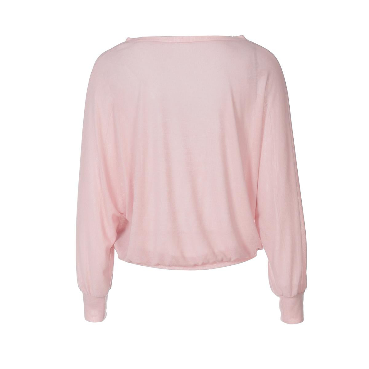 Women's Solid Color Minimalist Semi-Sheer V Neck Long Sleeve T-shirt 💖 Feel Confident in Every Outfit