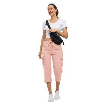 Women's Plus Size Cargo Capri Pants🔥 – Lightweight Loose Fit Summer Pants💕💕