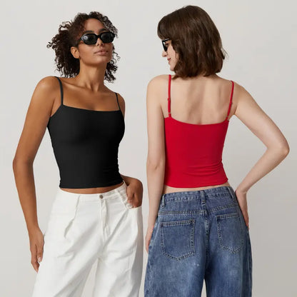 Women's Sleeveless Camisole Shirts 🔥 Soft, Slimming & Stylish — Your New Favorite Layer💕