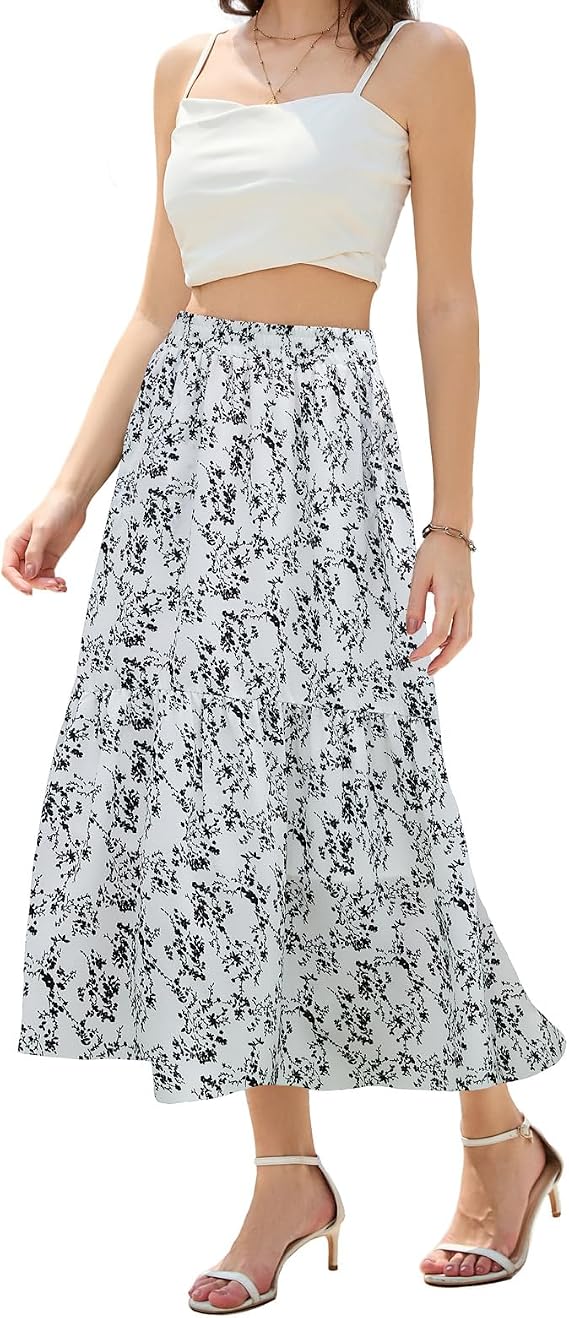 🔥 Everyone's Falling in Love with This Flowy Maxi Skirt💃  You'll Reach for Again & Again💕