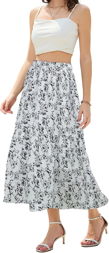 🔥 Everyone's Falling in Love with This Flowy Maxi Skirt💃  You'll Reach for Again & Again💕