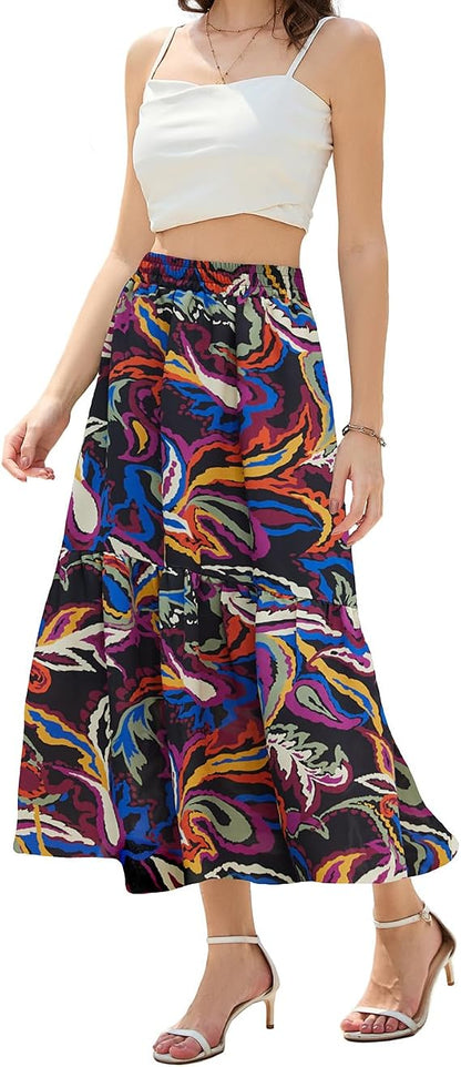 🔥 Everyone's Falling in Love with This Flowy Maxi Skirt💃  You'll Reach for Again & Again💕