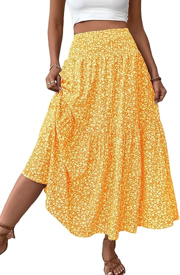 ✨ Comfort Meets Style in This Must-Have Maxi Skirt!🌸 Your New Favorite Summer Skirt Is Here!💕