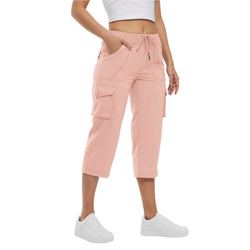 Women's Plus Size Cargo Capri Pants🔥 – Lightweight Loose Fit Summer Pants💕💕