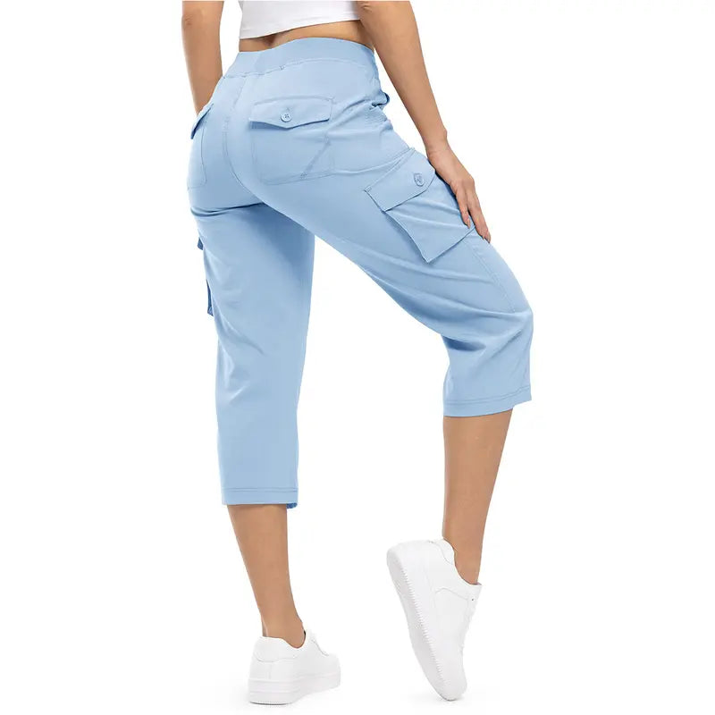 Women's Plus Size Cargo Capri Pants🔥 – Lightweight Loose Fit Summer Pants💕💕