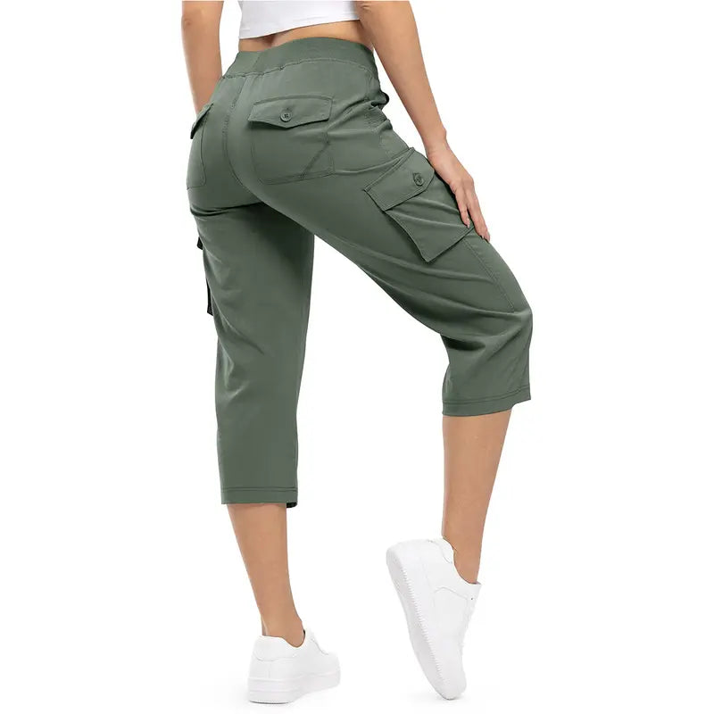 Women's Plus Size Cargo Capri Pants🔥 – Lightweight Loose Fit Summer Pants💕💕